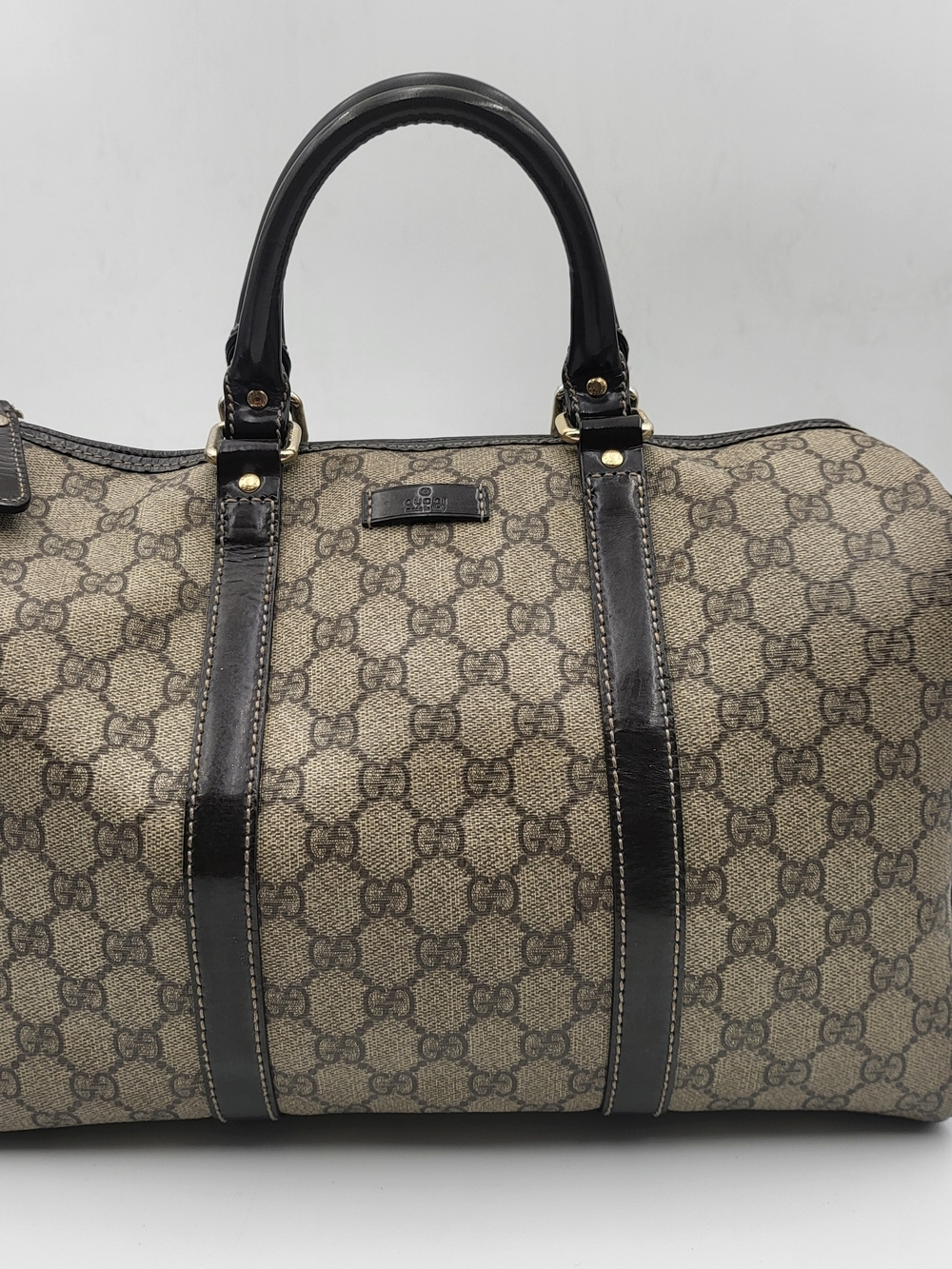 Gucci Medium GG Supreme Joy Boston 30 Bag, Authentic !!.
